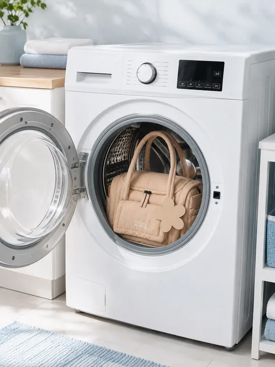 Bag inside a washing machine